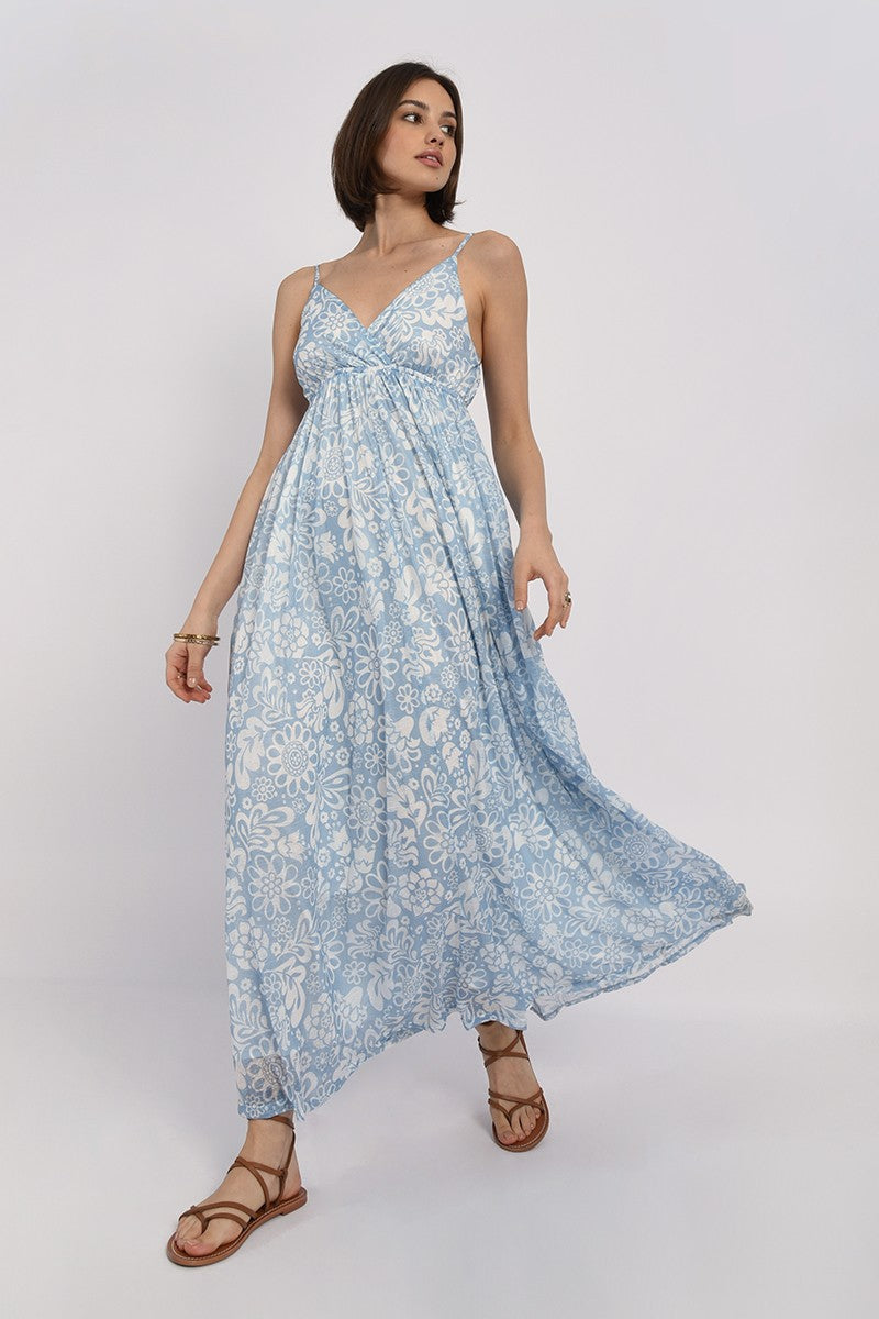 Maxi Floral Printed Dress