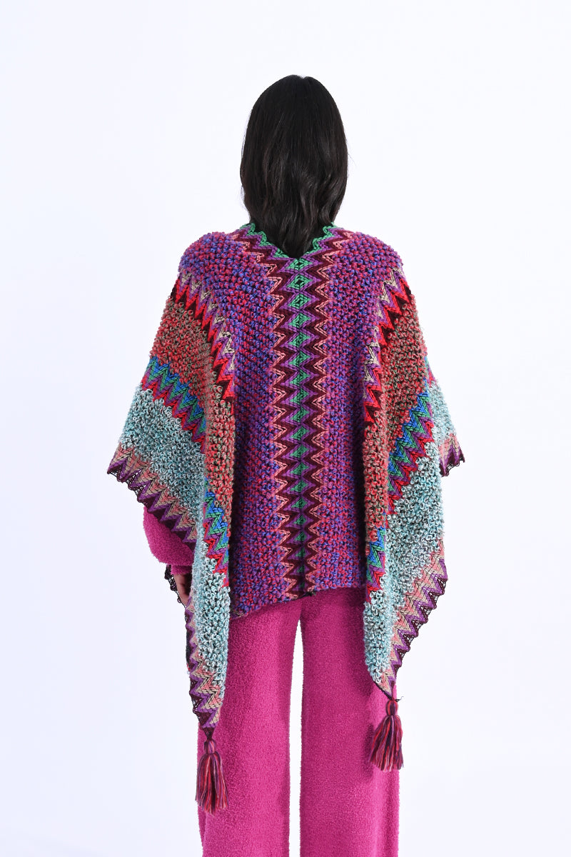Knitted Poncho – Steamboat Dry Goods
