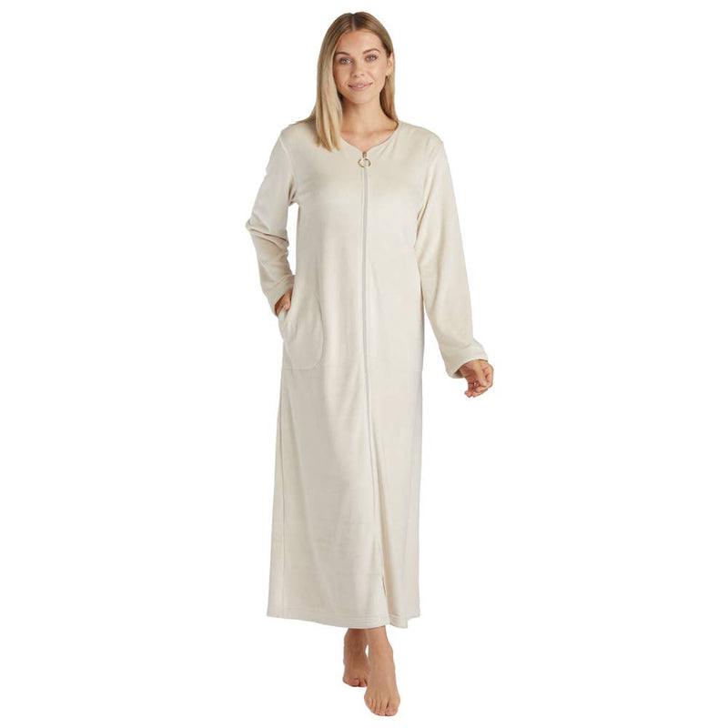 Serenity Shear Mink Zip Robe