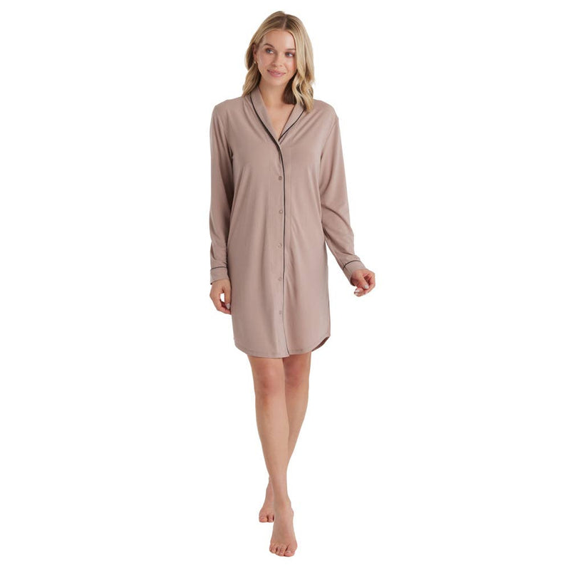 Tatum Shawl Collar Sleepshirt