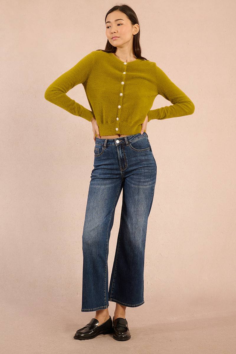 Ladies Button Front Cardigan