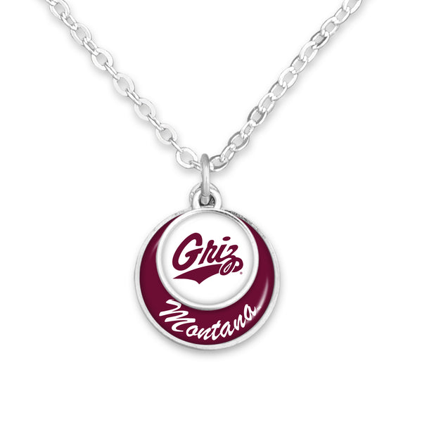 Montana Grizzly Stacked Disk Necklace