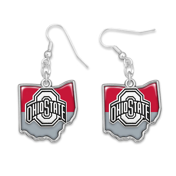 Ohio State Buckeyes Earrings- Tara