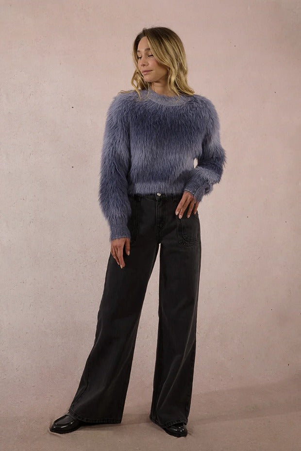 Women's Brushed Knitted Sweater