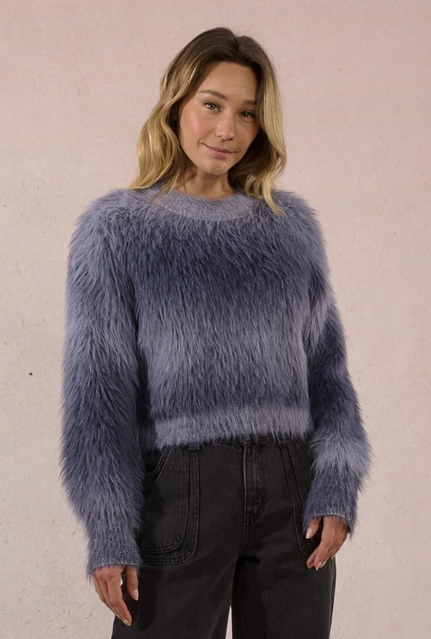 Women's Brushed Knitted Sweater