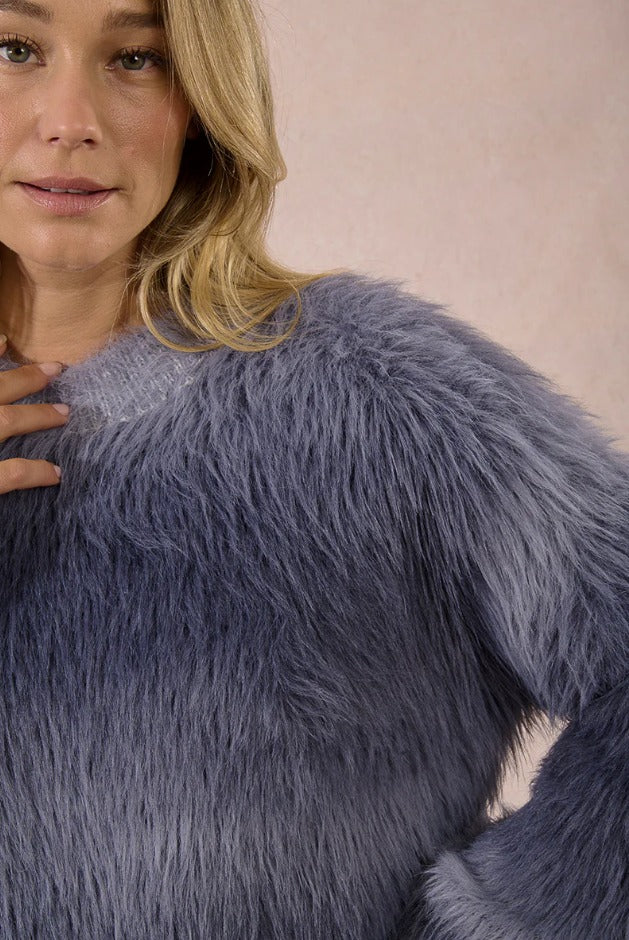 Women's Brushed Knitted Sweater