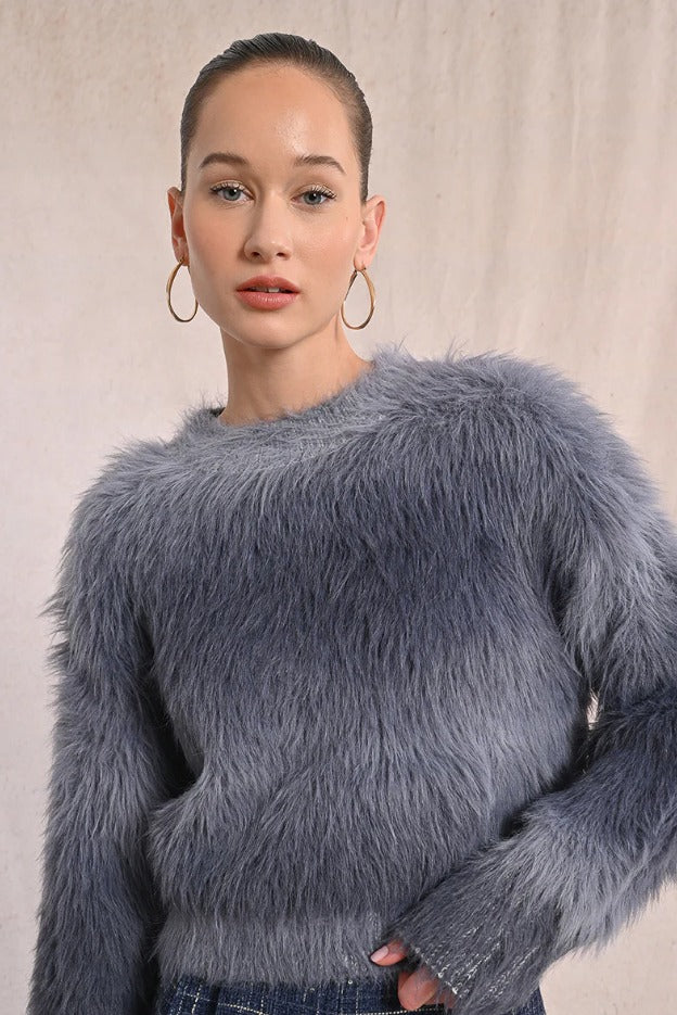 Women's Brushed Knitted Sweater