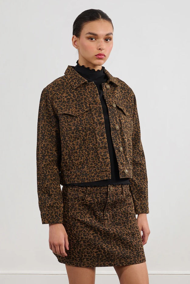 Ladies Leopard Jacket