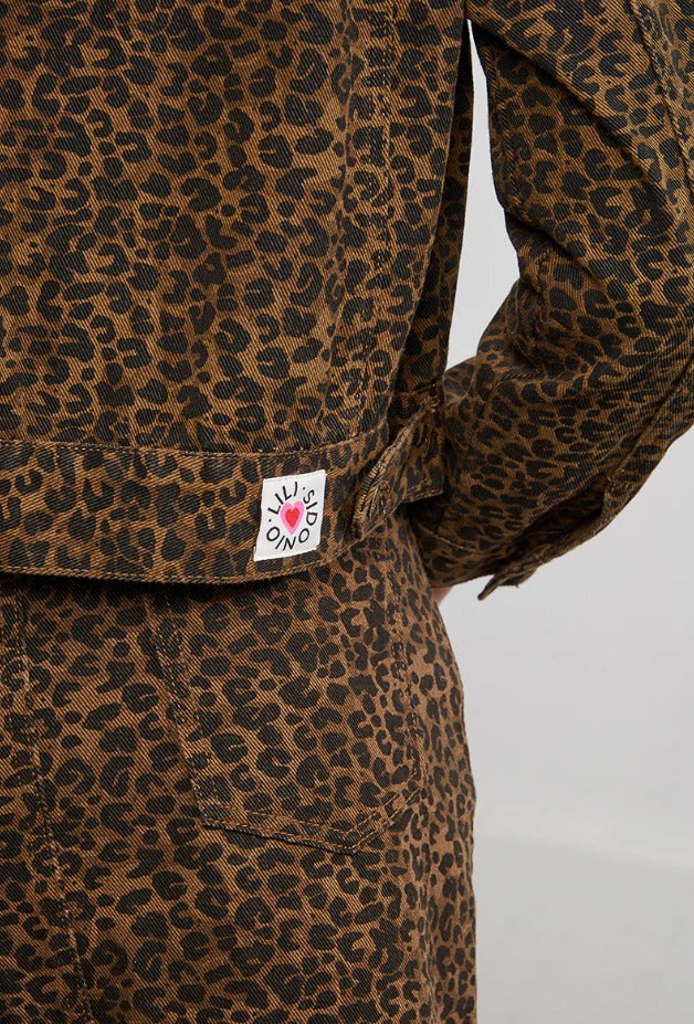 Ladies Leopard Jacket