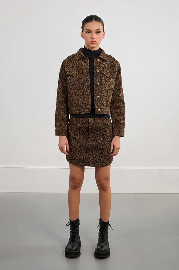 Ladies Leopard Jacket