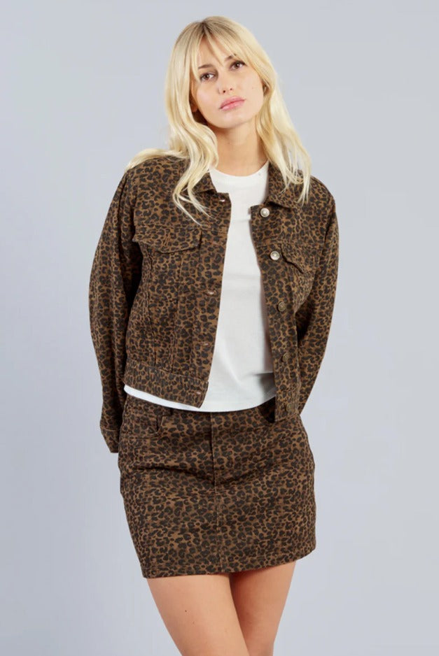 Ladies Leopard Jacket