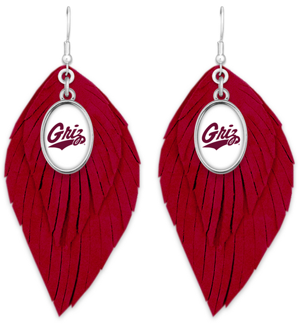 Montana Grizzlies Boho Earrings