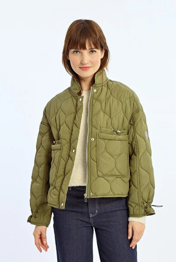 Fine Topstitched Down Jacket