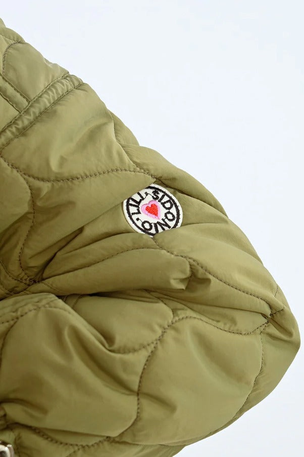 Fine Topstitched Down Jacket