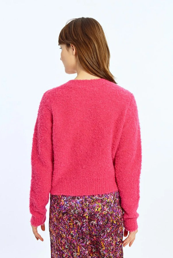 Boucle Knit Cardigan