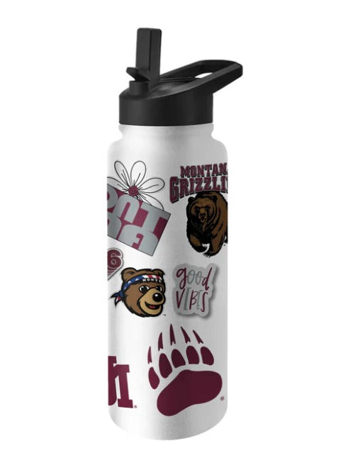 Montana Griz 34Oz Quencher Bottle