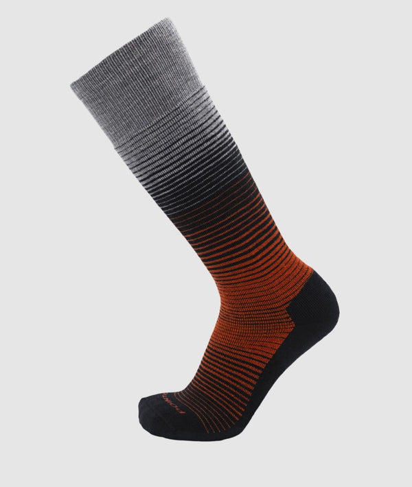 Ski Stripes Medium Weight Over-the-Calf Ski/Snowboard Sock