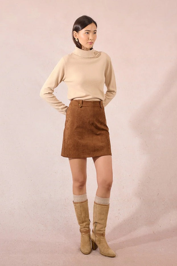Women's Suede Mini Skirt