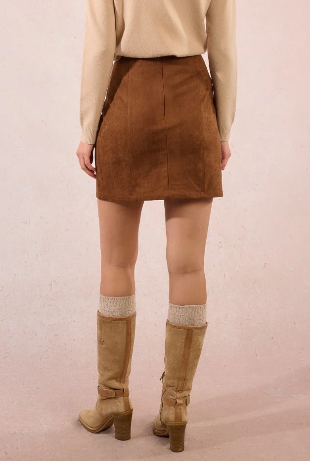 Women's Suede Mini Skirt