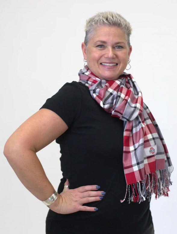 Ohio State Viscose Scarf