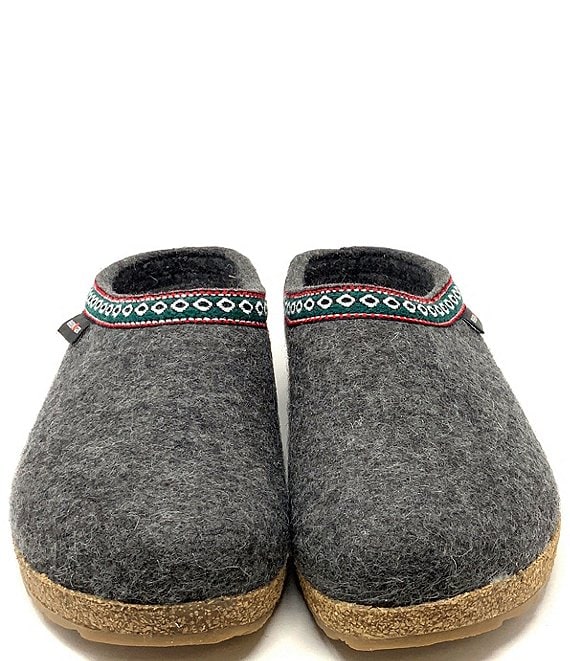 Grizzly Slipper with Jacquard Trim