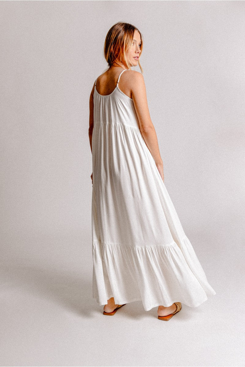 Nightgown with spaghetti straps