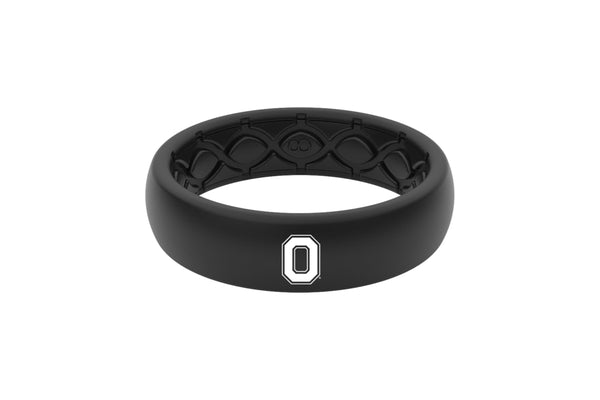 Ohio State Black Logo Thin Ring