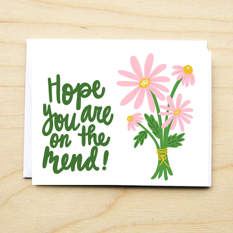On the Mend Greeting Card