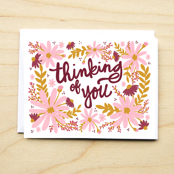 FLORAL THINKING OF YOU CARD