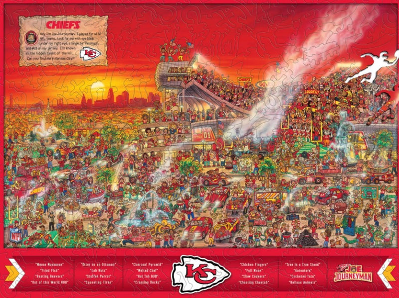 Kansas Chiefs Puzzle Find Joe the Journeyman