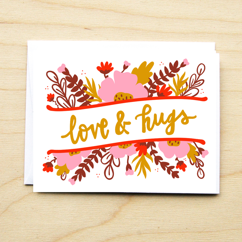 LOVE AND HUGS CARD